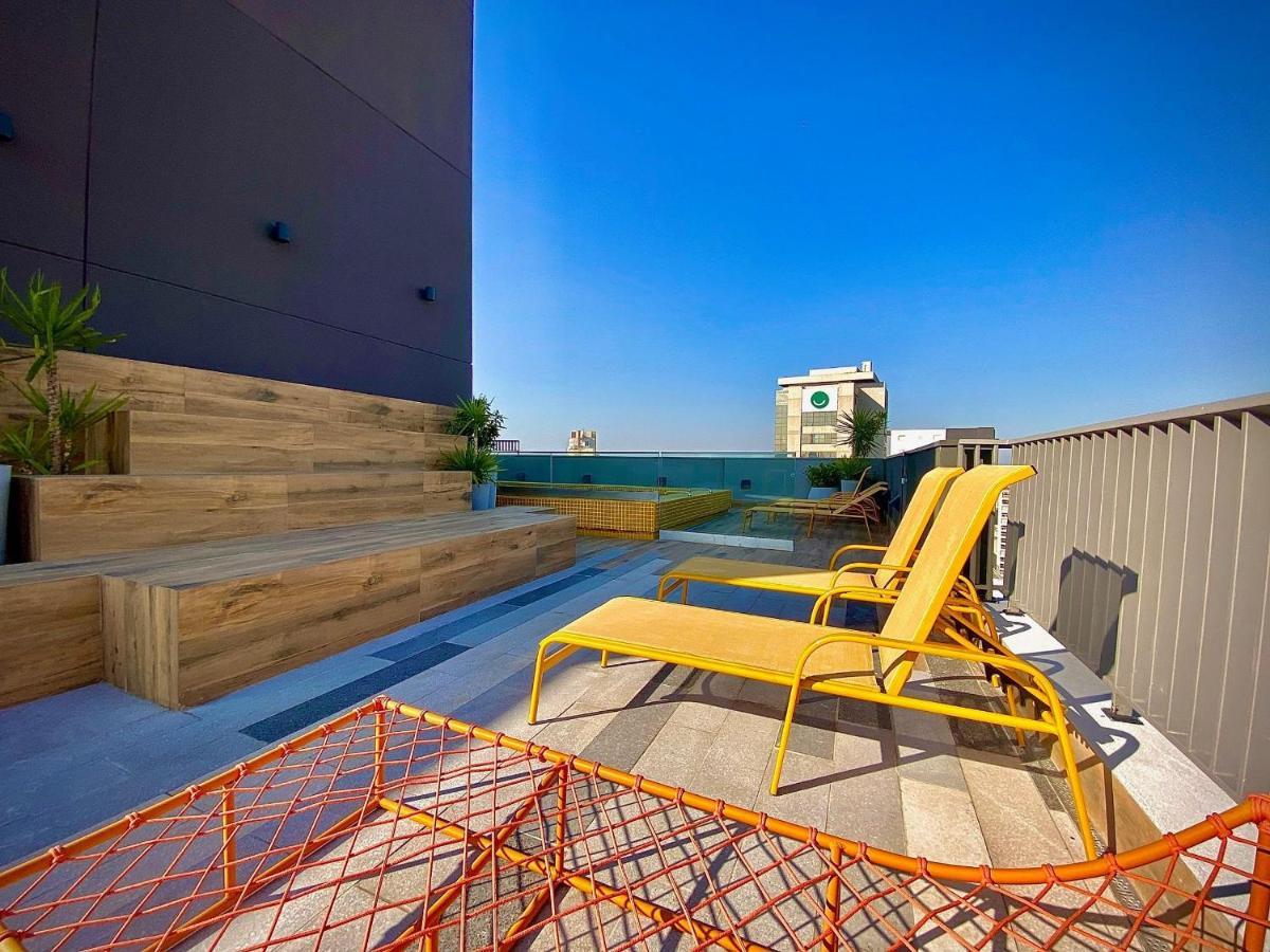 סאו פאולו Oasis Urbano: Studio Deslumbrante Com Piscina Na Cobertura By Dabra House- Vn 03 מראה חיצוני תמונה
