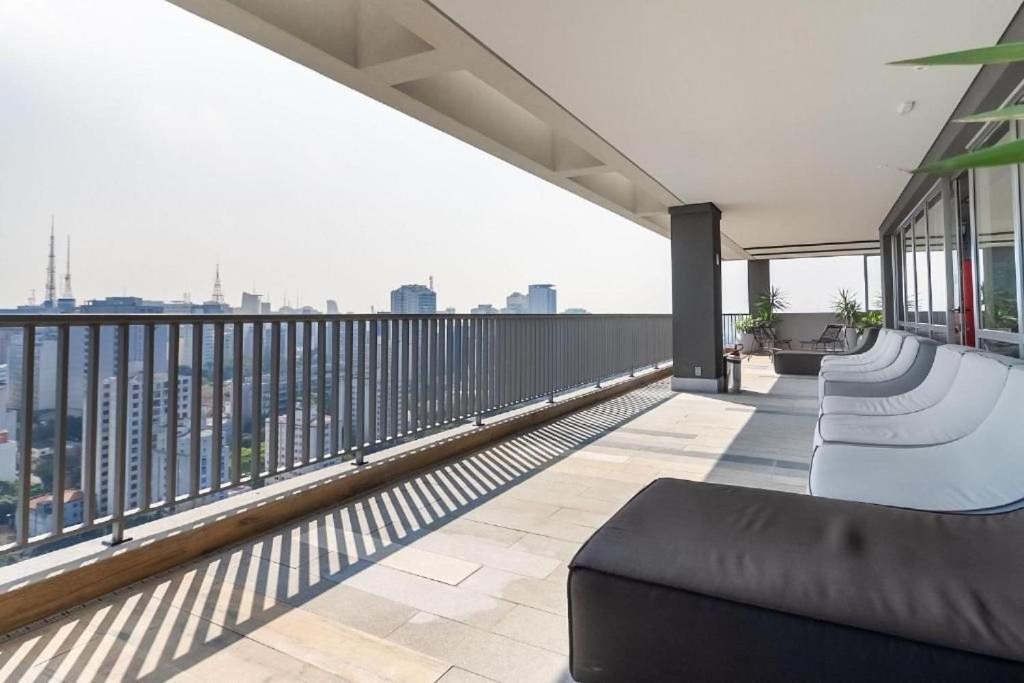 סאו פאולו Oasis Urbano: Studio Deslumbrante Com Piscina Na Cobertura By Dabra House- Vn 03 מראה חיצוני תמונה